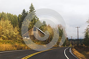 Farmland Road in Fall