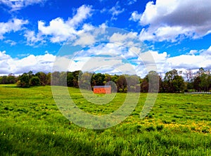 Farmland in Simsbury Connecticut