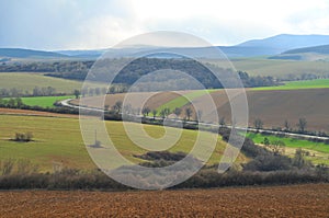 Farmland in Slovakia