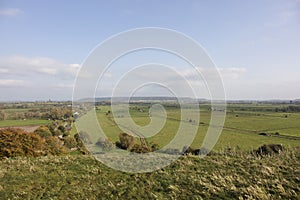 Farmland on the Somerset Levels of South West England