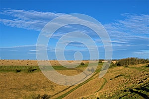 Farmland view 4, near Millington, in the Yorkshire Wolds. photo