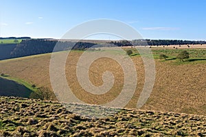 Farmland view 3, near Millington, in the Yorkshire Wolds. photo