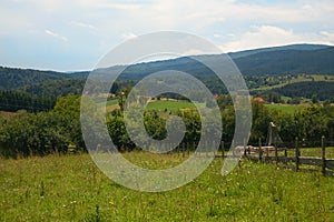 Farmlands in Rudno Village, Serbia