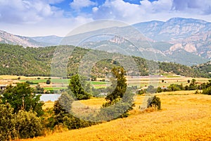 Farms and fields in Lleida