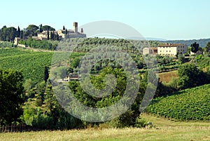 Farms in Tuscany, Italy photo