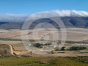 Farmstead below Shaws Pass lookout photo