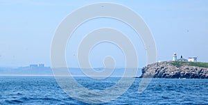 Farne Lighthouse, Farne Islands, Bamburgh Castle