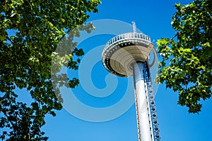 Faro de Moncloa transmission tower with an observation deck photo