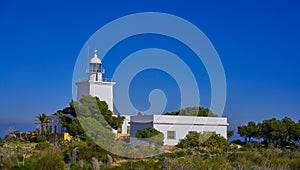 Faro de Santa Pola lighthouse in Alicante photo