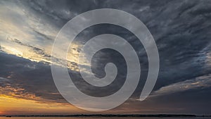 Faro Island Sunset Dramatic Sky