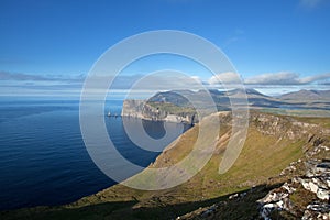 Faroe island, Risin og kellingin, EiÃÂ°i , Eysturoy photo