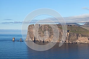 Faroe island, Risin og kellingin, EiÃÂ°i , Eysturoy photo