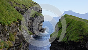 Faroe Islands, save harbour in Gjogv