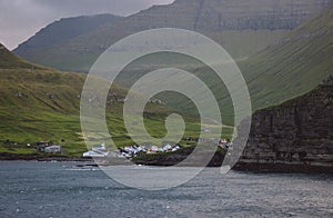 Faroe Islands, small islands and Peninsulas in the Atlantic Ocean