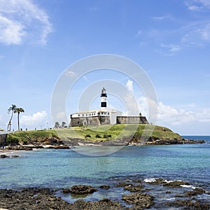 Farol da Barra (Barra Lighthouse) in Salvador, Bahia, Brazil photo