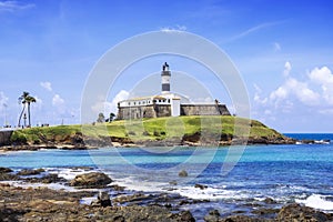 Farol da Barra Lighthouse in Salvador da Bahia, Brazil photo