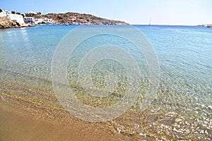 Faros beach at Sifnos island Cyclades Greece