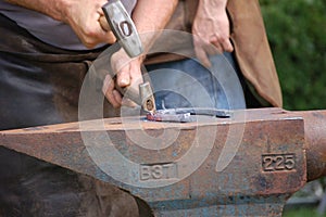 Farrier at work.