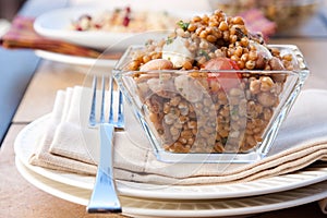 Farro, Tomato and Mozzarella Salad