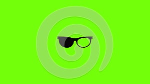 Farsighted eyeglasses icon animation