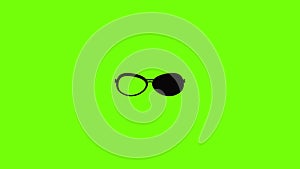 Farsighted glasses icon animation