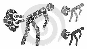 Fart gases Mosaic Icon of Tremulant Items photo