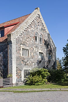 Fascade of old house