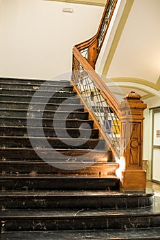 A fascinating and beautiful house with ancient stairs and interesting architecture in Spain in Valencia.  what to visit in Valenci