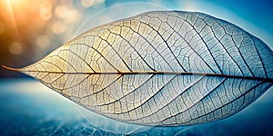 Skeleton leaf abstract background
