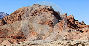 Aztec Sandstone Rock Formations in Lake Mead National Recreation Area in Nevada