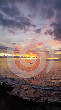 Sunset in Melanesia photo