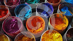 The Fascinating World of Colorful Dyes Derived from Natural Minerals photo