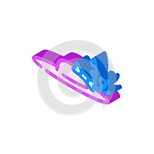 fascinator hat cap isometric icon vector illustration