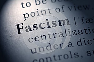 Definition of the word fascism photo