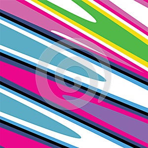 Fashion Abstract Spectrum Colored Fabric Twisted Stripe Wave Background Pattern