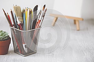 Fashion artist table desk.