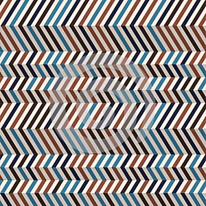 Fashion chevron pattern in brown retro colors