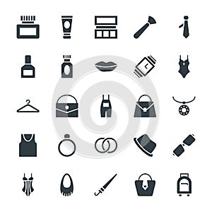 Fashion and Clothes Cool Vector Icons 3