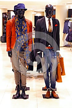 Fashion clothes store for men