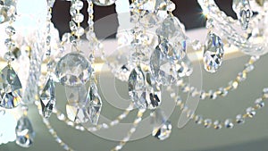 Fashion crystal lamp on the ceil