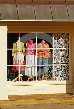 Fashion display window