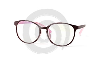 fashion glasses isolate on white background