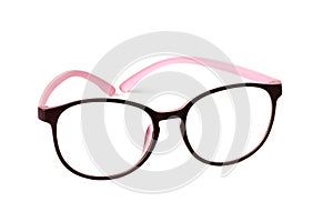 fashion glasses isolate on white background