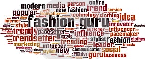 Fashion guru word cloud photo