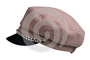 Fashion hat isolated on white background. colored hat