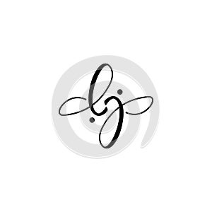 Fashion logo - butterfly logo design