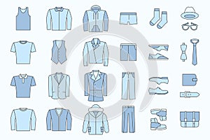 Fashion man Icons set 02-02