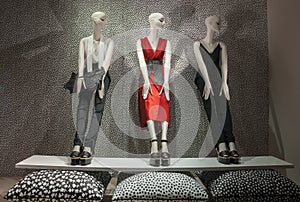 Fashion mannequin showcase display shopping retail