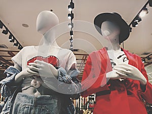 Fashion Mannequins in shop