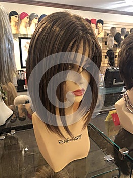 Fashion Mannequins in wigs.